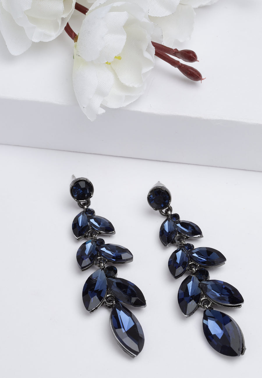 Pendientes colgantes de hoja