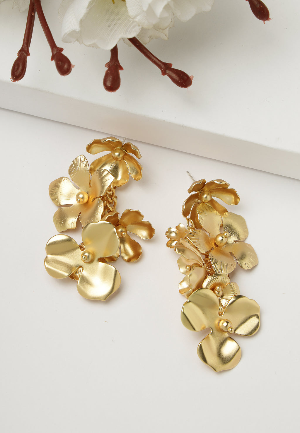 Pendientes Dop de Golden Bloom