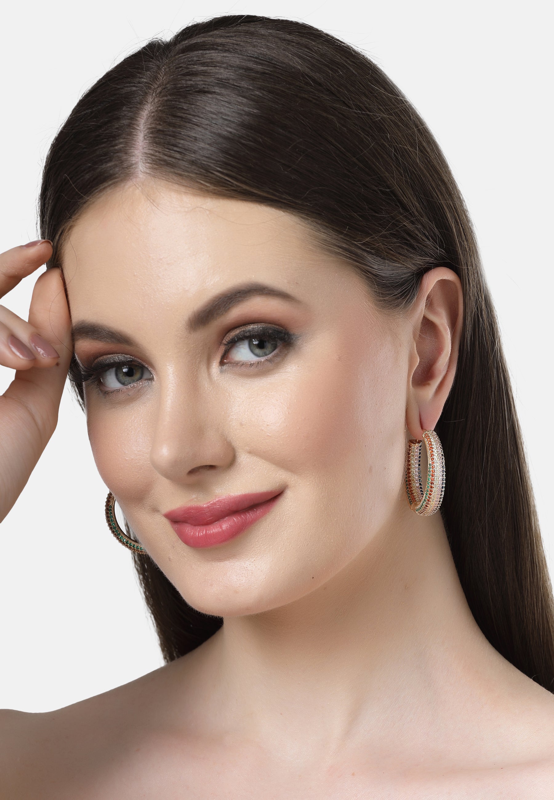 Cubic Zirconia Chic Hoops