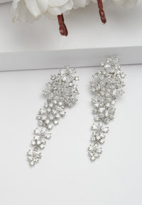 Elegant Floral Cascading Earrings