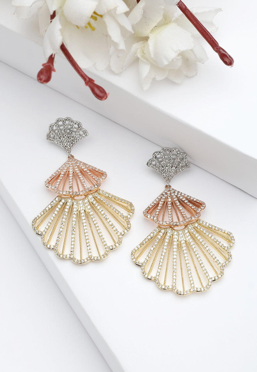 Pendientes Colgantes en Forma de Concha Diva
