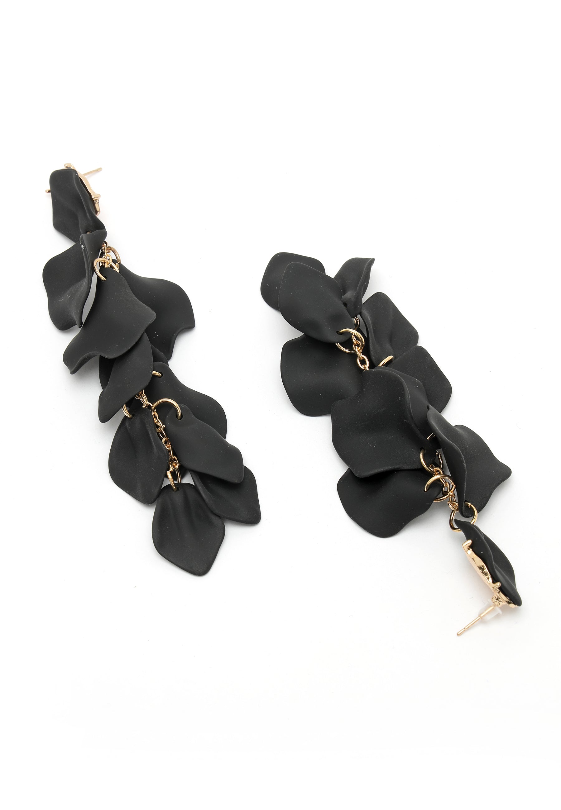 Earrings Dunglers Múnlaithe Peitil Black Rose