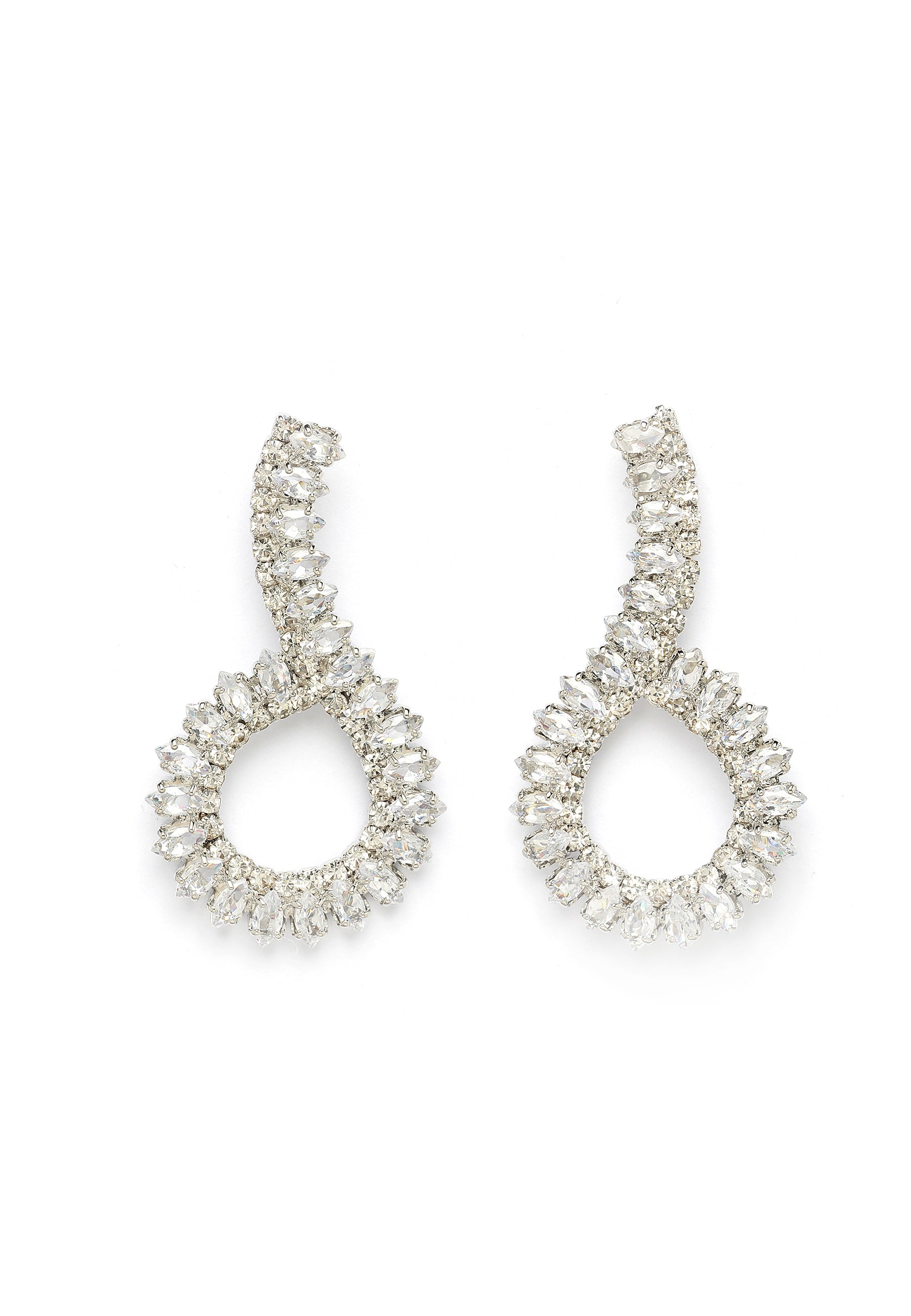 Boucles d'oreilles en poussière de diamant