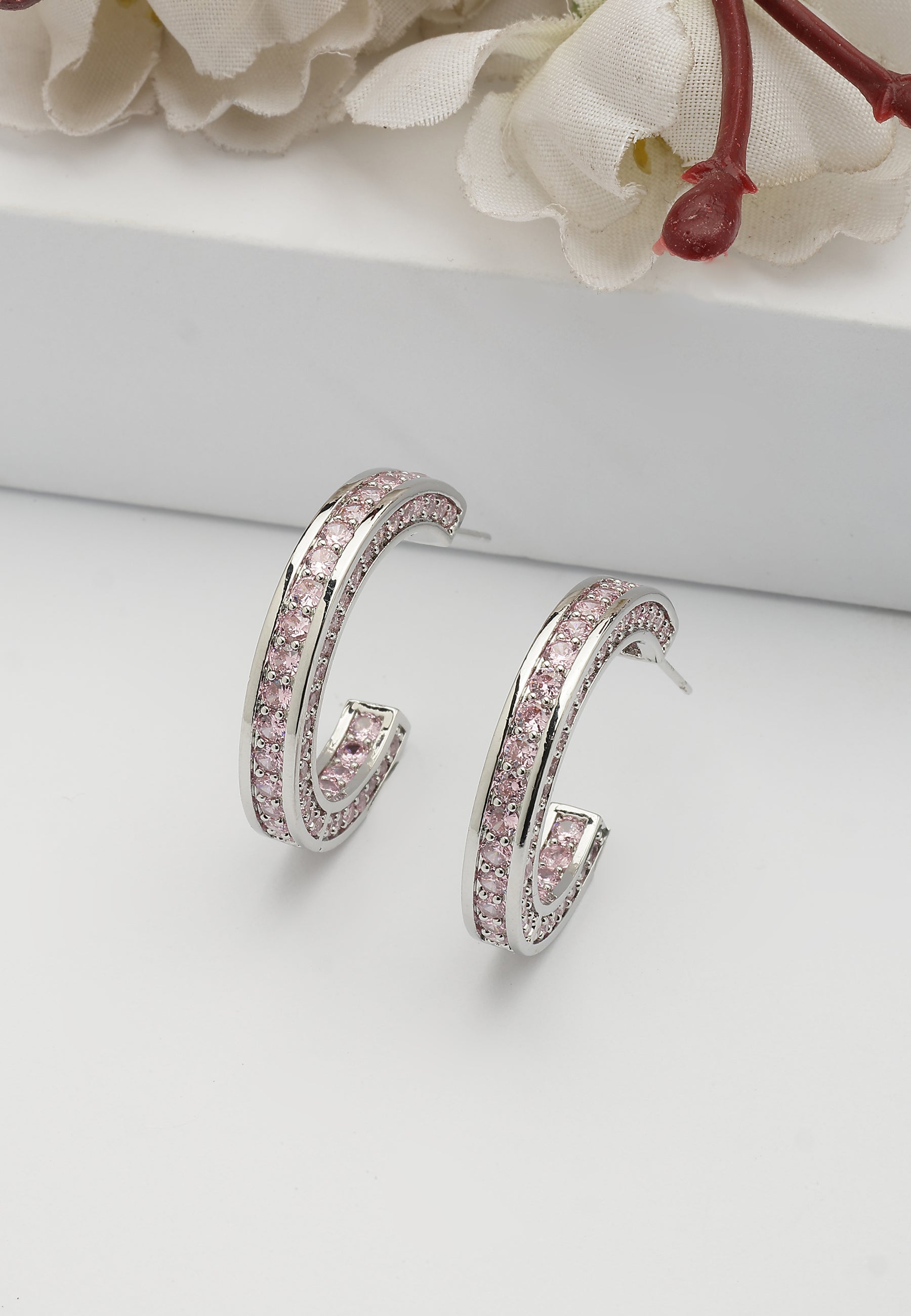 Roze Symphony Hoops