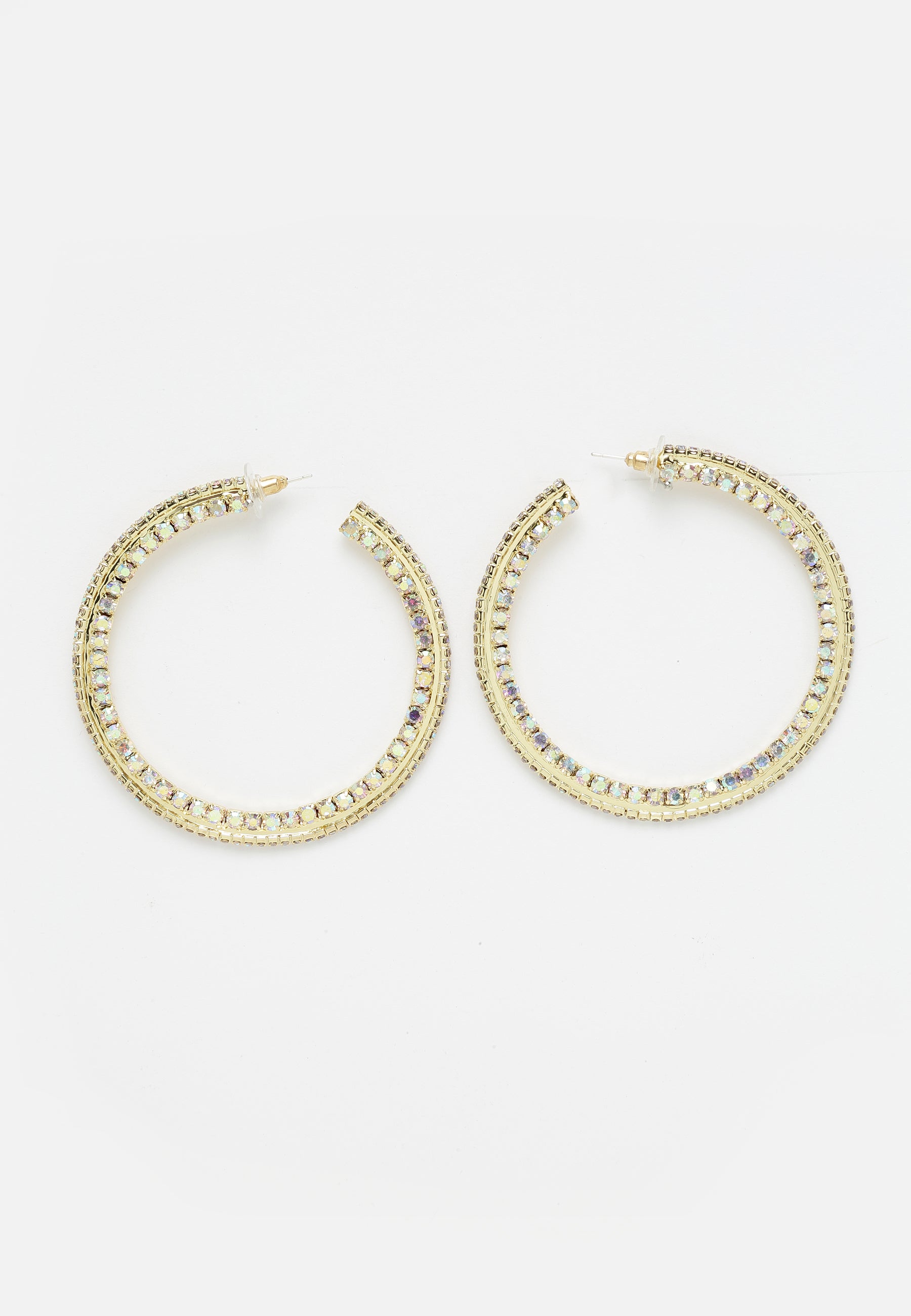 Gold Plated big Hoop Earrings